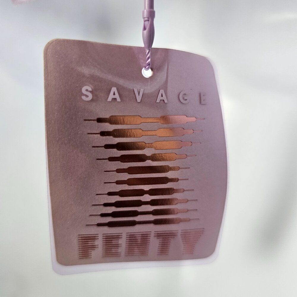Savage X Fenty Bra Unlined Pink Metallic Gold Lace Mesh‎ Wireless Women's S NWT - Picture 9 of 16
